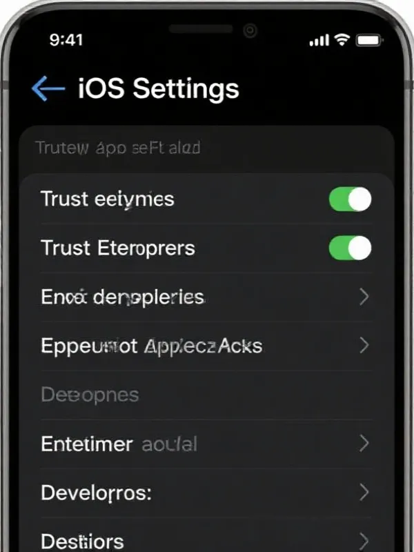iOS 安装教程示意图